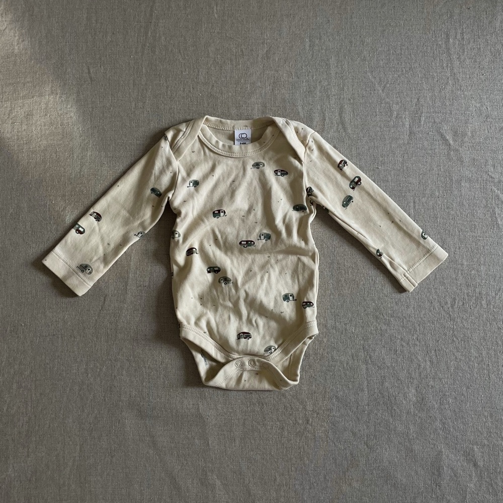 Colored Organics long sleeve onesie